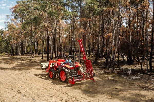 Kinghitter Series 2i 360 Tractor Mounted Post Driver